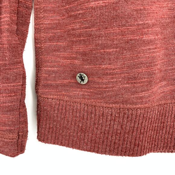 edc By Esprit Long Sleeve Pullover Sweater Womens Size Medium Red Striated - Picture 5 of 8